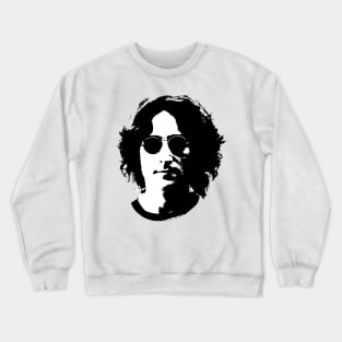 john Lennon Print on Back Crewneck Sweatshirt
